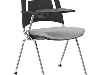 Stilvoller Grau Stuhl Moderner Stuhl Hochwertiges Design Bürostuhl Neu